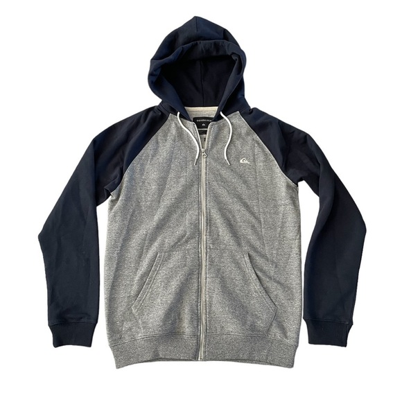 Quicksilver Full Zip Hoodie Sweatshirt Size M - Picture 1 of 8